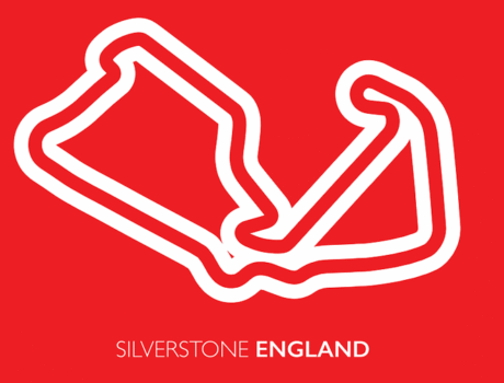 silverstone grand prix circuit ouline england