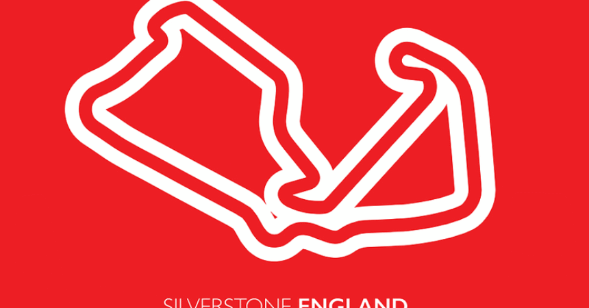 silverstone grand prix circuit ouline england